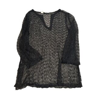 La Blanca By Rod Beattie Sequin Shirt